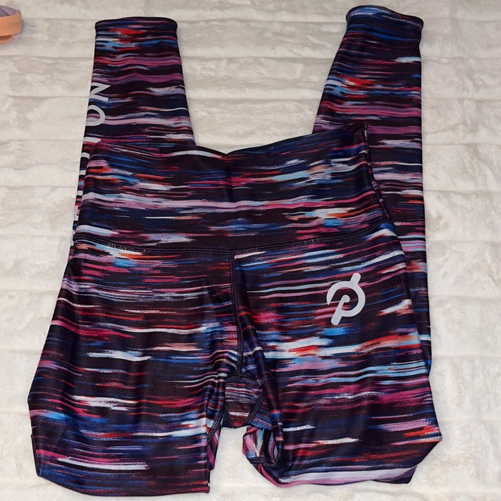 Women’s multicolored Peloton leggings